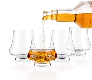 Juego de 4 Vasos de degustación anchos artesanales de 9 onzas/260Ml, <span class=keywords><strong>whisky</strong></span> Bourbon, copa de cristal, bueno para coñac, brandy escocés - Product Image 6