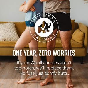 Sous-vêtements pour hommes CELINNE 100% laine mérinos, antibactériens naturels, ouverture frontale, caleçons boxer pour hommes, évacuation de l'humidité - Product Image 5