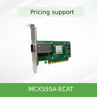 Interface réseau filaire Ethernet Mellanox MCX556A-ECAT, connexion interne X-5 Ex VPI EDR IB 100G, double port PCI Express