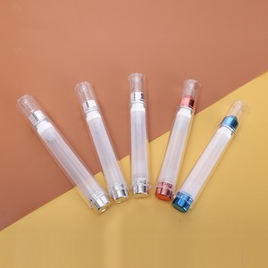 Chine <span class=keywords><strong>pas</strong></span> <span class=keywords><strong>cher</strong></span> 5ml 10ml 15ml vide PS plastique or argent cosmétique emballage de sérum pour les yeux bouteille de <span class=keywords><strong>seringue</strong></span> sans air sous vide - Product Image 3
