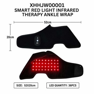 Enveloppe de cheville <span class=keywords><strong>sans</strong></span> <span class=keywords><strong>fil</strong></span> portable avec 36 LED 660nm 850nm <span class=keywords><strong>pour</strong></span> thérapie intelligente par lumière rouge et infrarouge <span class=keywords><strong>pour</strong></span> le soin des pieds et des chevilles - Product Image 2