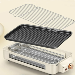 Offre Spéciale 1500W 2 en 1 poêle électrique avec fonction Barbecue Gill cuisson antiadhésive plaque amovible branchie électrique - Product Image 5