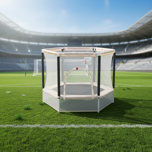 Trampolín Plegable de PVC Comercial <span class=keywords><strong>para</strong></span> Niños, Trampolín Grande <span class=keywords><strong>para</strong></span> Interiores y Exteriores con Red de Seguridad, <span class=keywords><strong>para</strong></span> el Hogar, Jardín de Infancia, Ejercicio <span class=keywords><strong>para</strong></span> Adultos - Product Image 2