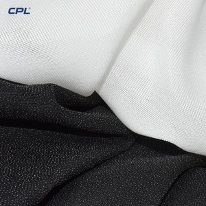100% Polyester Tissu Tricot Interlignage Fusible Interfaçage Tissé Chaîne Tricoté Tissu pour Vêtements - Product Image 5