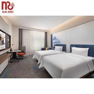 Tối thiểu khách sạn sang trọng Đồ nội thất biệt thự Top Class đồ nội thất khách sạn Set đồ nội thất khách sạn đôi cot giường thiết kế - Product Image 3