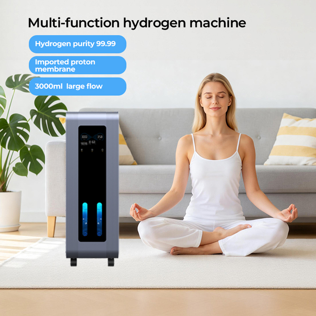 Minter 2026 Hydrogen Inhalation Machine 3000ml Oxyhydrogen Breathing HH O2 SPE PEM Electrolysis 99.9 High Purity for Health Care