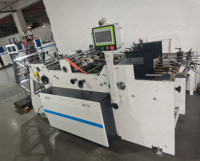 Machine de fabrication de boîtes en carton de haute qualité à commande servo 800/1200, machine d'érection de cartons pour boîtes à hamburgers