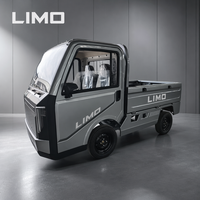 Truk Kargo Mini Listrik Bertenaga Dengan Bak Terbuka Besar Kendaraan Mobilitas Kargo LIMO Pikap Kargo Listrik Langsung Dari Pabrik