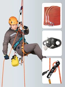 Anti-Panik Selbstbremsender Abseilgerät Kletter-Sicherheits-Handseil-Stopper Abseilgerät - Product Image 4