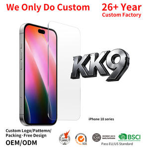 ฟิล์มกันรอยกระจก KK9 สำหรับ iPhone 18 Pro 17 Pro  รับน้ำหนักได้ 50 กก.  ความคมชัดสูง ป้องกันการแตก  อุปกรณ์เสริมมือถือ - Product Image 1