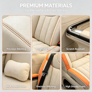 Asiento de Cuero Eléctrico con Calefacción, Ventilación y Masaje para Vehículos Comerciales, Asiento VIP Tipo Capitán para MPV, Camionetas y Autocaravanas - Product Image 3