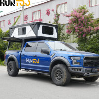 Huntoo - Remolque de Campamento Moderno y Lujoso para Camioneta, con Paredes Rígidas, Diseño Ligero de Aluminio, Compatible con Ford Ranger, Hilux, RAM 1500