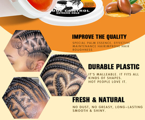 Cire coiffante pour tresses en grand format, pour cheveux secs et crépus, pour tresses africaines, locs et twists, tenue extra forte - Product Image 3