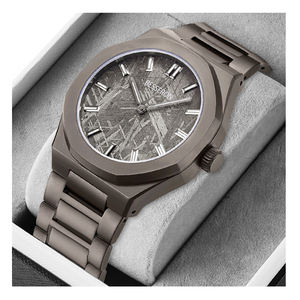 OEM ODM カスタムロゴ メンズ ステンレス製 高級腕時計 ビジネススタイル 機械式 防水 サファイアクリスタル レザー - Product Image 2