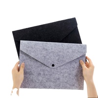 Pochette en feutre A4 pour documents, classeur portable, organiseur d'archives pour étudiants et bureau, logo personnalisé disponible