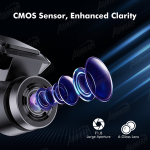 Adinkam <span class=keywords><strong>Pioneer</strong></span> กล้องติด<span class=keywords><strong>รถยนต์</strong></span><span class=keywords><strong>ด</strong></span>้านหน้า4K + <span class=keywords><strong>ด</strong></span>้านหลัง1080P เซ็นเซอร์ CMOS 5g/WIFI ควบคุม<span class=keywords><strong>แอ</strong></span>ปพลิเคชั่นวนบั<span class=keywords><strong>น</strong></span>ทึกการจอ<span class=keywords><strong>ด</strong></span>รถเซ็<span class=keywords><strong>น</strong></span>เซอร์ G - Product Image 4