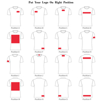 T-shirt unisexe à col rond personnalisé avec logo OEM, jersey uni extensible 95% coton 5% élasthanne, séchage rapide, respirant, t-shirt pour homme