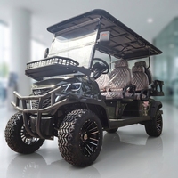 Voiturette de golf électrique Club Car 4 places, buggy tout-terrain, 60V 5KW, certifiée DOT EEC CE, 30-50 km/h, autonomie 90 km, poids à vide 500 kg