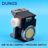 Pressostat compact DUNGS GW50A6 IP54 pour brûleurs industriels, chaudières et systèmes de contrôle du gaz