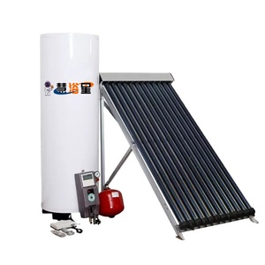 Sistema de Energía Solar Presurizado de 250L con Presión Separada, Calentador de Agua Solar con Tubo Evacuado de Acero Galvanizado para Conducción de Calor - Product Image 3