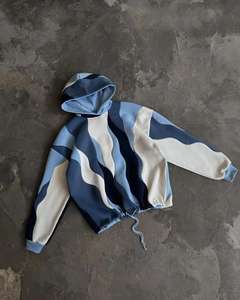 Yingling Vente Chaude Conception Colorblock À Capuche 100% Coton French Terry Personnalisé Sérigraphie À Capuche Avec Logo Unisexe Hoodies - Product Image 1