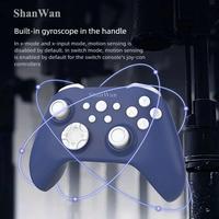 Control de Juego Inalámbrico Shanwan Q34 con Giroscopio de Seis Ejes, Doble Rocker Hall, para Switch, Xbox, PC, Android, iOS