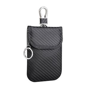 Sac/Boîte de protection anti-émission de signal pour clé de voiture en fibre de carbone, anti-RFID et anti-rayonnement électromagnétique, tendance - Product Image 3