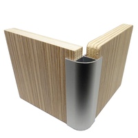 Profil d'angle rond en aluminium Shengxin 12 mm 15 mm, joint d'angle pour profilés en aluminium