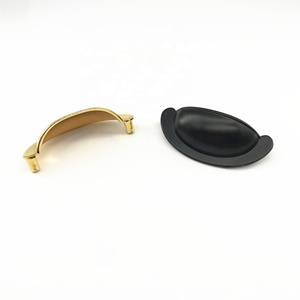 골드 서랍 손잡이 컵 빈 쉘 드레서 손잡이 주방 캐비닛 손잡이 - Product Image 4