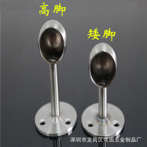 Soporte de Estante Moderno y Sencillo de Acero Inoxidable con Base de Tubo Redondo Cepillado para Conexión de Armarios, de Suzhou Science Popularization - Product Image 1
