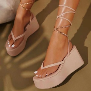 Autumn New Cross-Border Foreign Trade Heeled Sandals for European American Women Plus Size 43 Yards Thin <b>Heel</b> Women's Shoes - Product Image 3