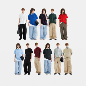 OEM/ODM Polo 100%Cotton Short Sleeve T-Shirts Homme Printing Your Logo Customized T Shirt Plain Blank Wholesale Tshirts For Men - Product Image 3