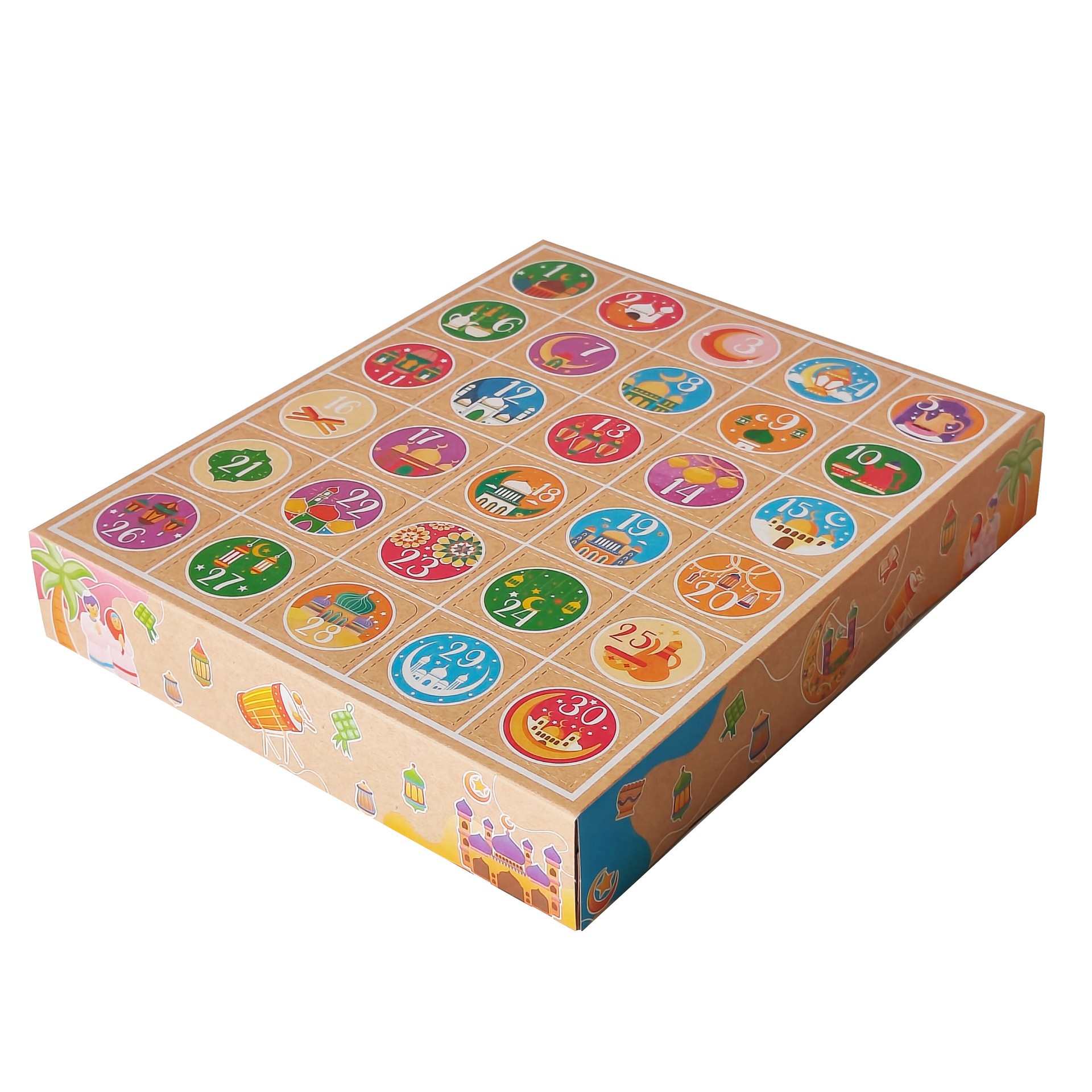 Coloré 4 pièces/ensemble (motif D)