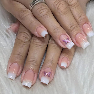 <span class=keywords><strong>Uñas</strong></span> <span class=keywords><strong>Postizas</strong></span> de ABS de Alta Calidad al por Mayor, Puntas de <span class=keywords><strong>Uñas</strong></span> de Cobertura Completa, Formas Cuadradas y Stiletto para Salón de Manicura - Product Image 2
