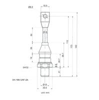Diodes redresseuses standard de la série de dispositifs à borne SAILTON 300A - GB489 CN
