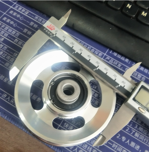 90mm 88mm fitness salonu tel halat tekerlek spor katı hollow alüminyum alaşım kasnak ile 6202-620rulman - Product Image 3