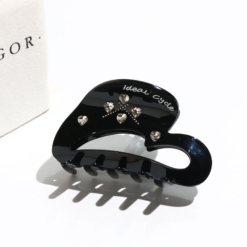 Уникальные полые заколки в форме сердца для женских волос ganchos para el cabello Алмазные заколки для волос ацетат целлюлозы