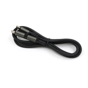 Accesorios de Fábrica de Shenzhen, Cargador <span class=keywords><strong>USB</strong></span> Múltiple 2 en 1 con Carga Rápida PD60W, Cable de Datos de Nailon Tipo C 3A con Logotipo para Todos los Modelos de <span class=keywords><strong>iPhone</strong></span> - Product Image 5
