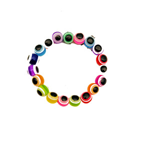 Pulsera de Ojo Turco Elástica con Cuentas, Joyería Unisex, Regalo de Moda, Pulsera Multicolor con Amuleto de Protección, Diseño de Ojo Azul - Product Image 5