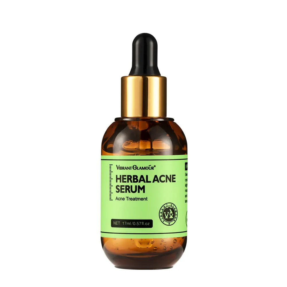 VIBRANT GLAMOUR Herbal Acne serum 17ml Herbal Extract Acne gently removes dead skin cells and unclogs clogged pores K1