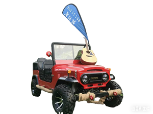 Mini Jeep Eléctrico de Alta Potencia con Batería, 2 Asientos, Neumáticos de Carretera, Go Kart para Adultos, Centro Comercial Interior - Product Image 2