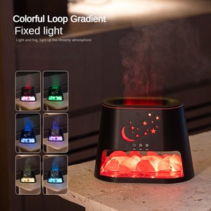 Sang Trọng Himalaya Muối Đèn Tạo Độ Ẩm 8 Màu Sắc Tâm Trạng Chiếu Sáng Từ Xa Cho Spa, Phòng Ngủ, Nhà Thư Giãn Hương Liệu Khuếch Tán - Product Image 3