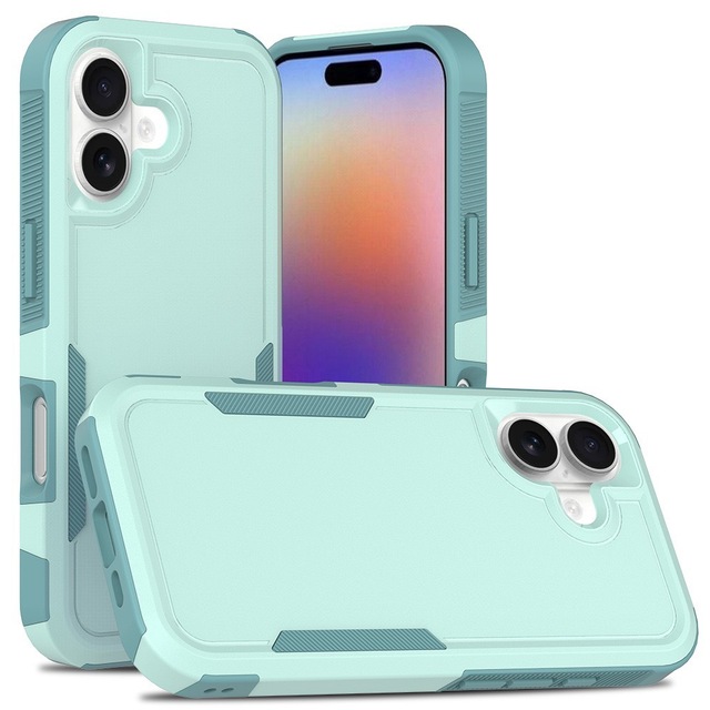 Military-Grade Shockproof Tpu & Pc Double Layer Durable armor Defender Phone case for iPhone 17 Promax Cover