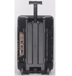 Enceinte amplifiée Corneta, enceinte amplifiée Bosinas de 8 pouces, haut-parleur de 8 pouces pour karaoké en plein air, chariot avec micro sans fil pour les fêtes - Product Image 2