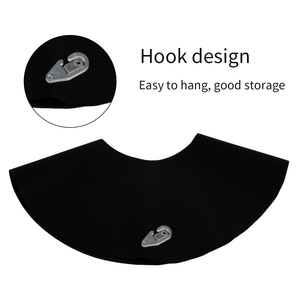 <span class=keywords><strong>Collar</strong></span> de peluquero profesional chal de cuello impermeable salón de peluquería chal de silicona teñido envoltura de cabello antifragmento almohadilla de hombro - Product Image 4