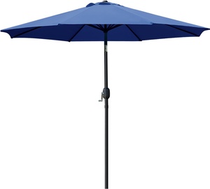 Precio alto 2,7 M Gran piscina al aire libre Jardín Playa Patio Sombrilla retráctil Sombrilla de jardín - Product Image 1