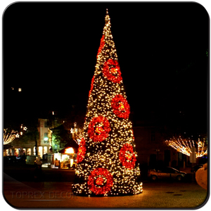 Esfera iluminada Led 3d tridimensional, árbol de Navidad gigante, exterior, comercial, iluminado, novedad, venta al por mayor - Product Image 5