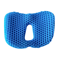 Ortho pä dische elastische Silikon Waben Tpe Stuhl Autos itz Kissen Pad 3d Gel Sitzpolster Atmungsaktive Unterstützung Tpe Sitzkissen