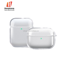Livraison rapide, coque de casque Bluetooth personnalisée de la marque HH, moulage par injection, TPU transparent souple, protection antidérapante, OEM