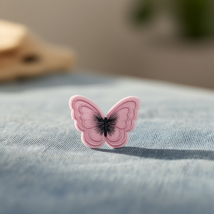 Applique papillon Ilan 5x4cm, patch brodé pour la décoration de vêtements - Product Image 3